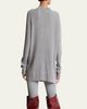 Balmain Cashmere Rib V-Neck Cardigan - 3