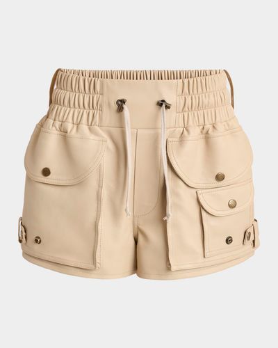 Balmain Cotton Twill Utility Shorts