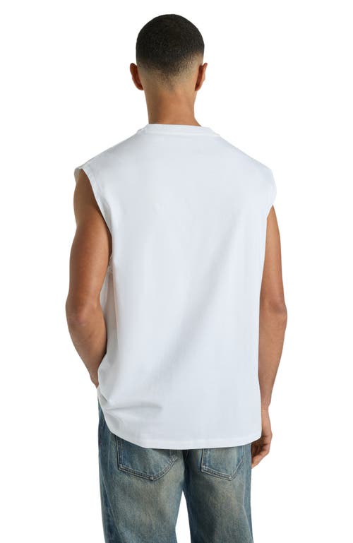 Balmain Flocked Balmain Quilted tank top