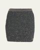 Balmain Glittered Tweed Mini Pencil Skirt - 1