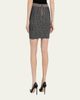 Balmain Glittered Tweed Mini Pencil Skirt - 3