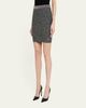Balmain Glittered Tweed Mini Pencil Skirt - 4