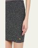 Balmain Glittered Tweed Mini Pencil Skirt - 5