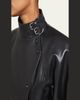Balmain Leather Fitted Peplum Jacket - 5