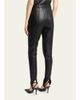 Balmain Leather Slim-Leg Stirrup Leggings - 3