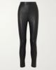BALMAIN Leather straight-leg pants - 1