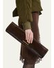 Balmain Long Pony Hair Clutch Bag - 2