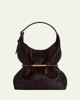 Balmain Sphynx Pony Hair Mini Shoulder Bag