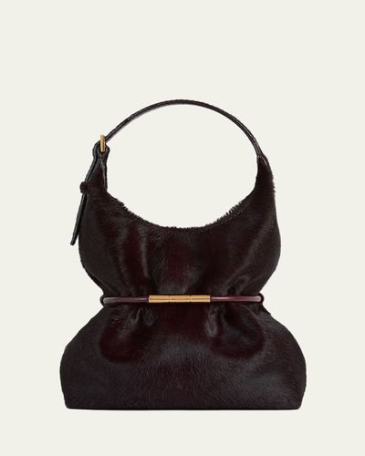 Balmain Sphynx Pony Hair Mini Shoulder Bag