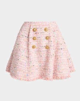 Balmain Tweed Mini Skirt