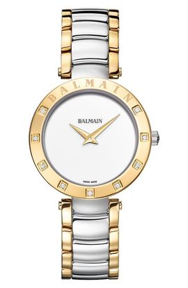 BALMAIN WATCHES BALMAIN WATCHES Bijou Diamond Two-Tone Bracelet Watch, 33mm