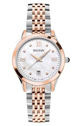 BALMAIN WATCHES BALMAIN WATCHES Classic R Diamond Two-Tone Bracelet Watch, 34mm
