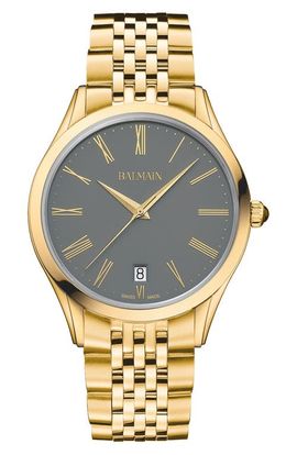 BALMAIN WATCHES BALMAIN WATCHES Classic R Grey Dial Bracelet Watch, 41mm
