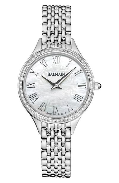 BALMAIN WATCHES BALMAIN WATCHES Mother-of-Pearl Diamond Bracelet Watch, 29mm