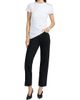 Balmain Women's 3-Buttons Draped T-Shirt - 2