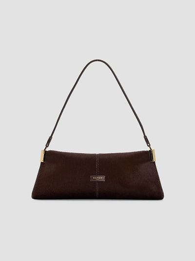 Balmain Women's 64-83 Small Pony Hair Shoulder Bag