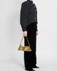 Balmain Women's 64-83 Small Python-Embossed Leather Shoulder Bag - 2