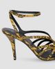 Balmain Women's 95MM Cage Python-Embossed Sandals - 5