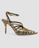 Balmain Women's 95MM Cage Python-Embossed Sandals - 6