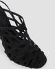 Balmain Women's 95MM Cage Suede Wedge Sandals - 3