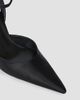 Balmain Women's 95MM Silk-Blend Satin Pumps - 3