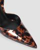Balmain Women's 95MM Tortoiseshell Patent Leather Pumps - 3
