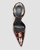 Balmain Women's 95MM Tortoiseshell Patent Leather Pumps - 4