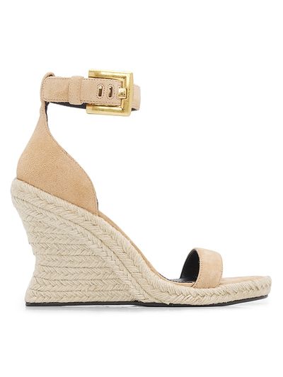 Balmain Women's Anthem 95MM Wedge Espadrilles
