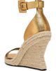 Balmain Women's Anthem Leather Espadrille Wedge Sandals - 3
