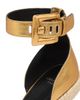 Balmain Women's Anthem Leather Espadrille Wedge Sandals - 5