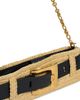 Balmain Women's Anthem Straw Mini Clutch - 7