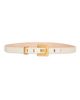 Balmain Women's Anthem Thin Leather Belt - 5