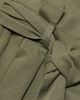Balmain Women's Belted Cotton Twill Loose Pants - 7