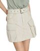 Balmain Women's Belted Denim Miniskirt - 6