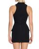 Balmain Women's Belted Wool Vest Minidress - 5