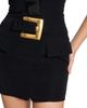 Balmain Women's Belted Wool Vest Minidress - 6