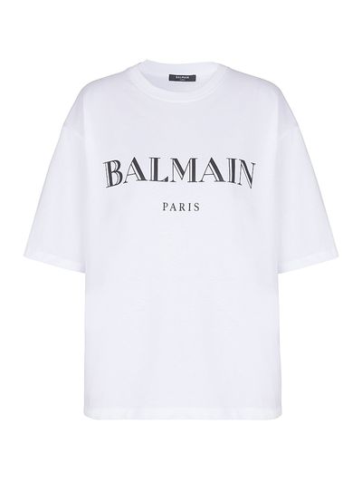 Balmain Women's Bulky Logo Graphic T-Shirt