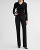 Balmain Women's Cotton Grain De Poudre Trousers - 2