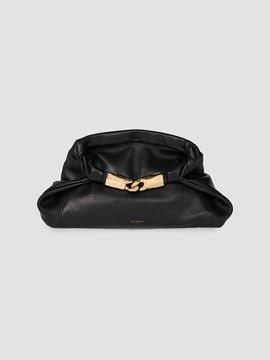 Balmain Women's Dinner At 8 Small Leather Clutch