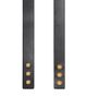 Balmain Women's Double Snail Leather Belt - 4
