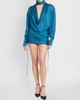 Balmain Women's Draped Silk Charmeuse Mini Dress - 2