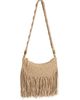 Balmain Women's Ebene Macrame Fringe-Trim Crossbody Bag - 1