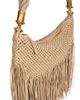 Balmain Women's Ebene Macrame Fringe-Trim Crossbody Bag - 4