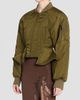 Balmain Women's Fitted Nylon Flight Bomber Jacket - 4