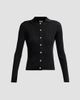 Balmain Women's Flat Rib-Knit Polo Sweater - 6