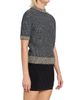Balmain Women's Glittered Tweed Knit Top - 3