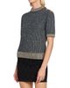 Balmain Women's Glittered Tweed Knit Top - 4