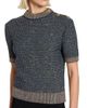 Balmain Women's Glittered Tweed Knit Top - 6
