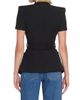 Balmain Women's Grain De Poudre Belted Virgin Wool Jacket - 5