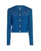 Balmain Women's Mesh Stripe Cardigan - 7